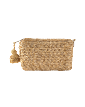 Necessaire trançado resistente à água 11x18cm