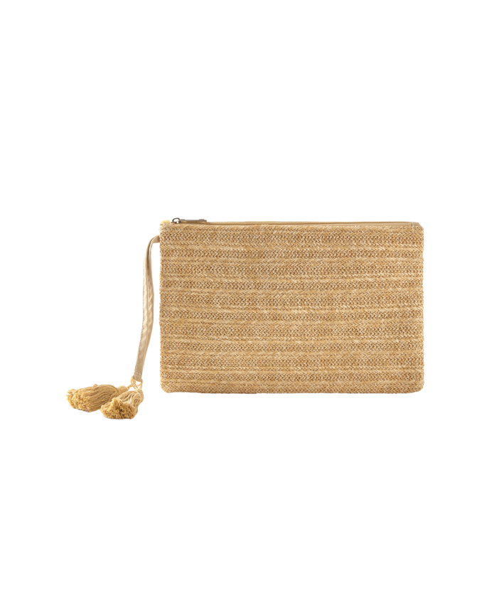 Bolsa de mão trançada resistente à água 22x35cm